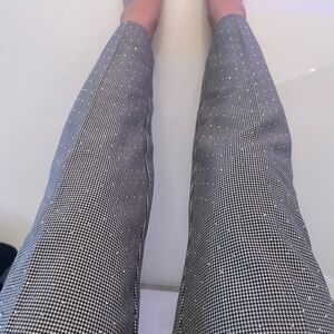 Rachel Zoe Gray rhinestone women's Pants